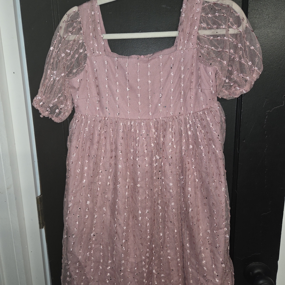 Wonder Nation Sparkling Pink Formal Dress